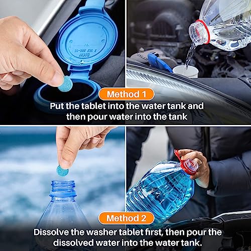 Sukh YS21 Car Windshield Washer Tablets - Washer Fluid Tablets Glass Cleaner Concentrate Car Windshield Wiper Fluid Car Windshield Cleaner Automotive Glass Cleaner thumb #5