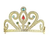 tiara infantil atacado  WIDMANN Tiara de oro con gemas infantil Cualquier día