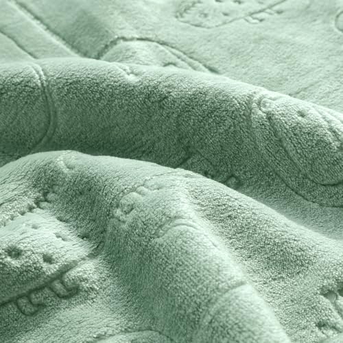 Image of BORITAR Baby Blanket for Boys Girls Ultra Soft Fleece Warm and Lightweight Animal Blankets for Infant Toddler Newborn, 30x40 Inch, Sage Green