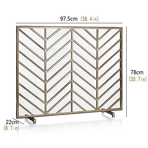 Écran en maille de cheminée stable évite les étincelles - 4