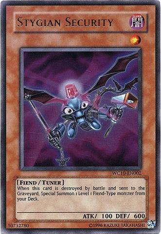 Yu-Gi-Oh! - Stygian Security (WC10-EN002) - 5Ds Reverse of Arcadia Promotional Cards - Promo Edition