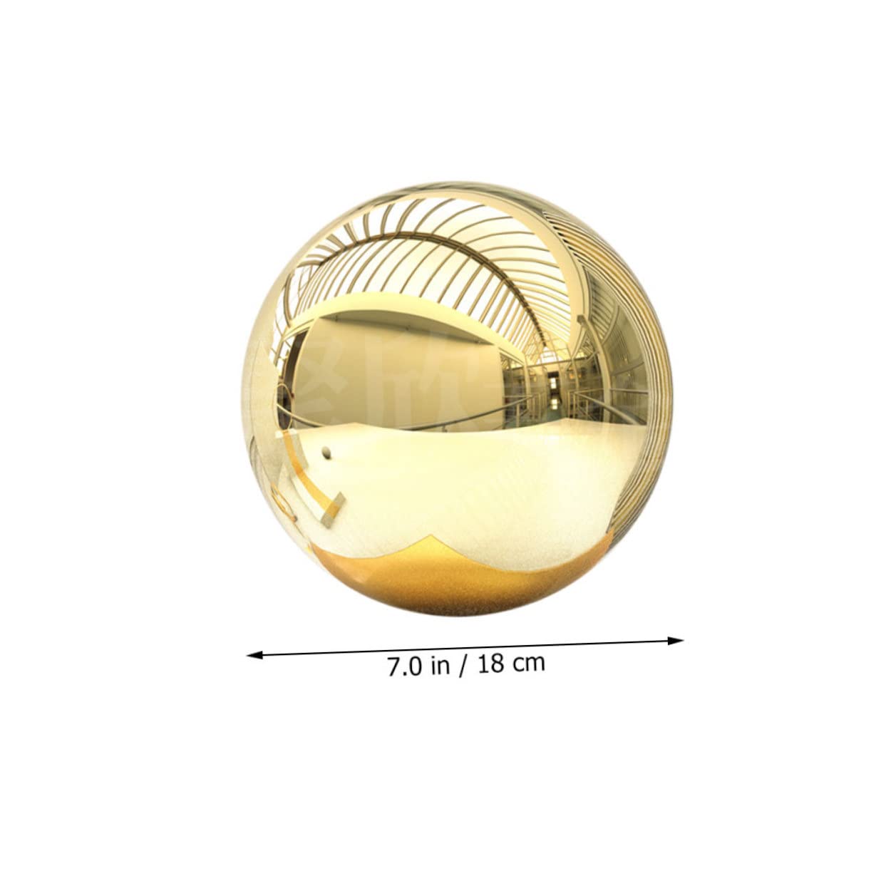 CIYODO Mirror for Garden Shiny Gazing Ball Reflective Surface Garden Stainless Steel Ball for Decorative Outdoor Use