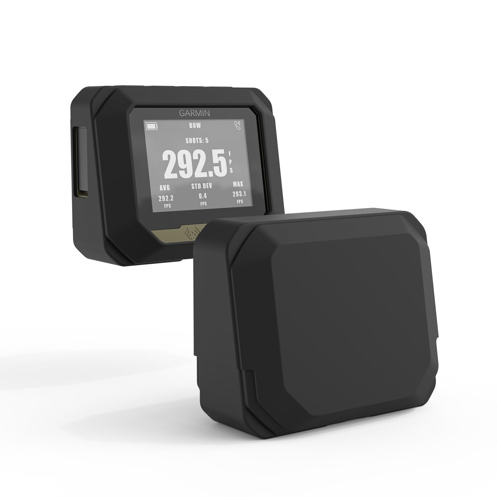 TIUIHU Silicone Cover Case for Garmin Xero C1 Pro Chronograph(Black)