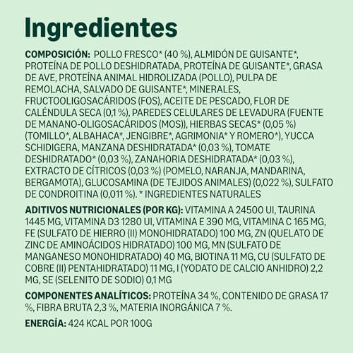 Miniatura 6 de by Amazon Alimento seco para Gatos Adultos con Pollo Fresco, Receta sin cerealesl, 3 kg (Paquete de 1) (Anteriormente una Marca Lifelong, el Mismo Producto)