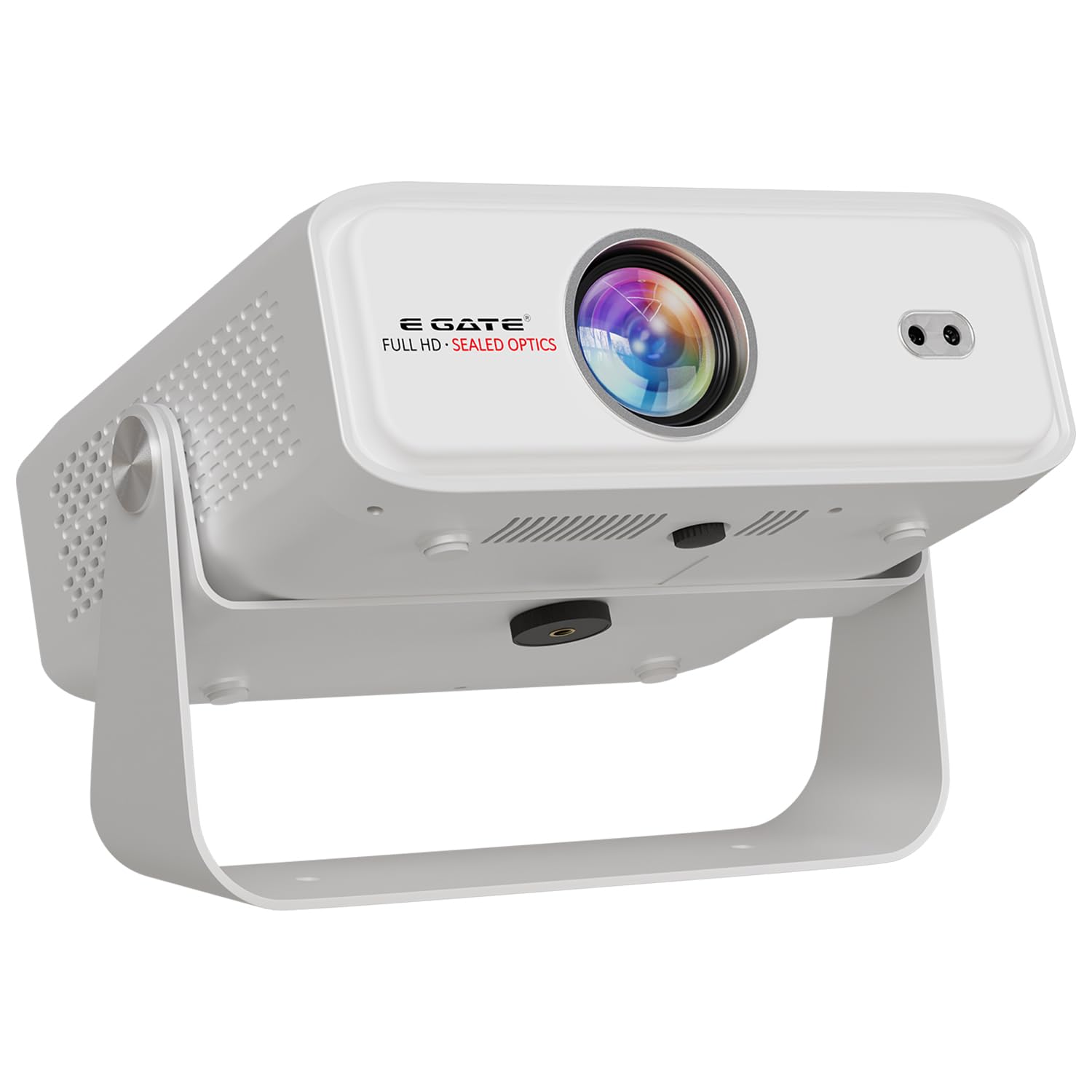 EGate S9 Pro Gold 100% Dust Proof Automatic Smart Projector | 12000 LED Lumens & 1100 ANSI | 1080p Native & 4K Support | HDMI ARC | 18w Sound @DSP Chi...