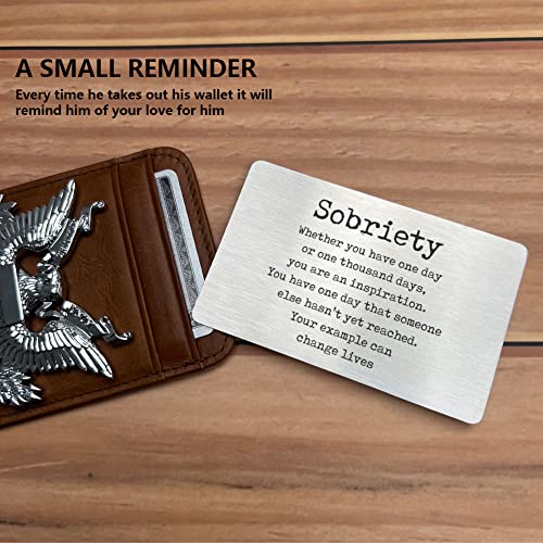 Renaissancey Metal Wallet Card - Inspirational Gift, Laser Engraved, Stainless Steel, Fits in Most Wallets, Perfect for Birthday, Christmas, Anniversary, and More4