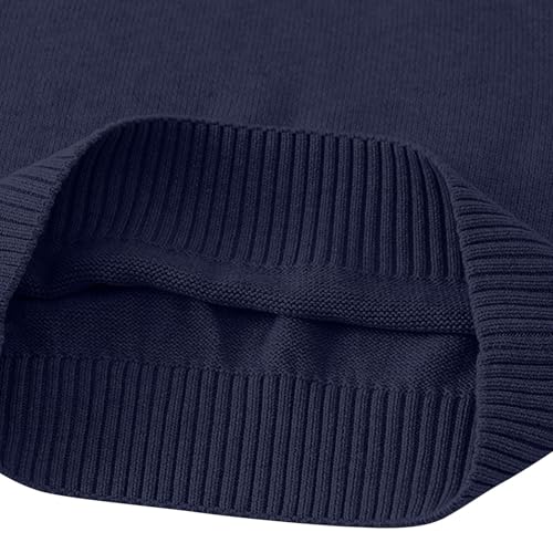 Women's V Neck Sweater Vest School Uniform Solid Color Preppy Sleeveless Knit Sweaters Pullover Tank Tops3