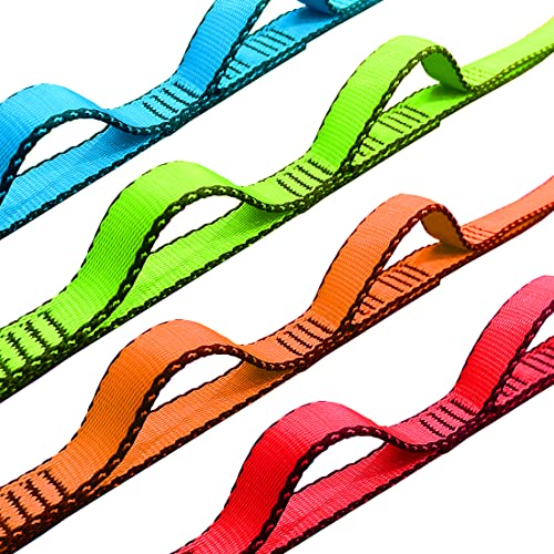 Capark JS2 53 Inches Nylon Daisy Chains Rope Climbing Lanyard Straps Looped Strong Slings 23 Kn Aerial Yoga Webbing thumb #1