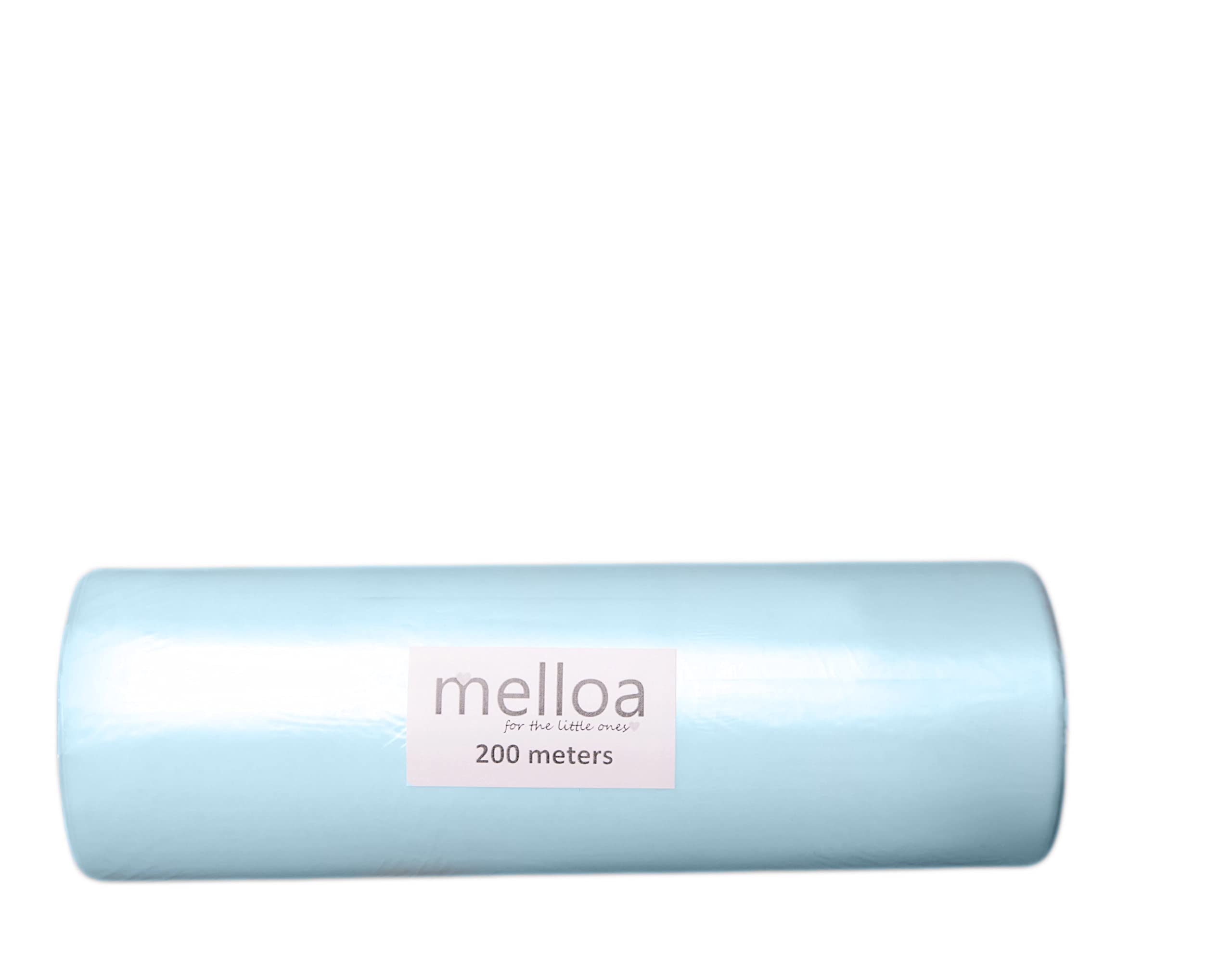 MELLOA Universal Nappy Bin Liner Refill Compatible with Tommee Tippee Nappy Removal Systems: Sangenic, Tec, Twist and Click and More Models (Blue, 200m)