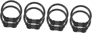 INOOMP 8 Pcs Combination Lock Outdoor Motorcycle Lock Reusable Bike Lock Multi-Function Cable Lock Professional Cycle Lock Sturdy Cycle Lock Bike Supply Bicycle Lock Password Circle Lock