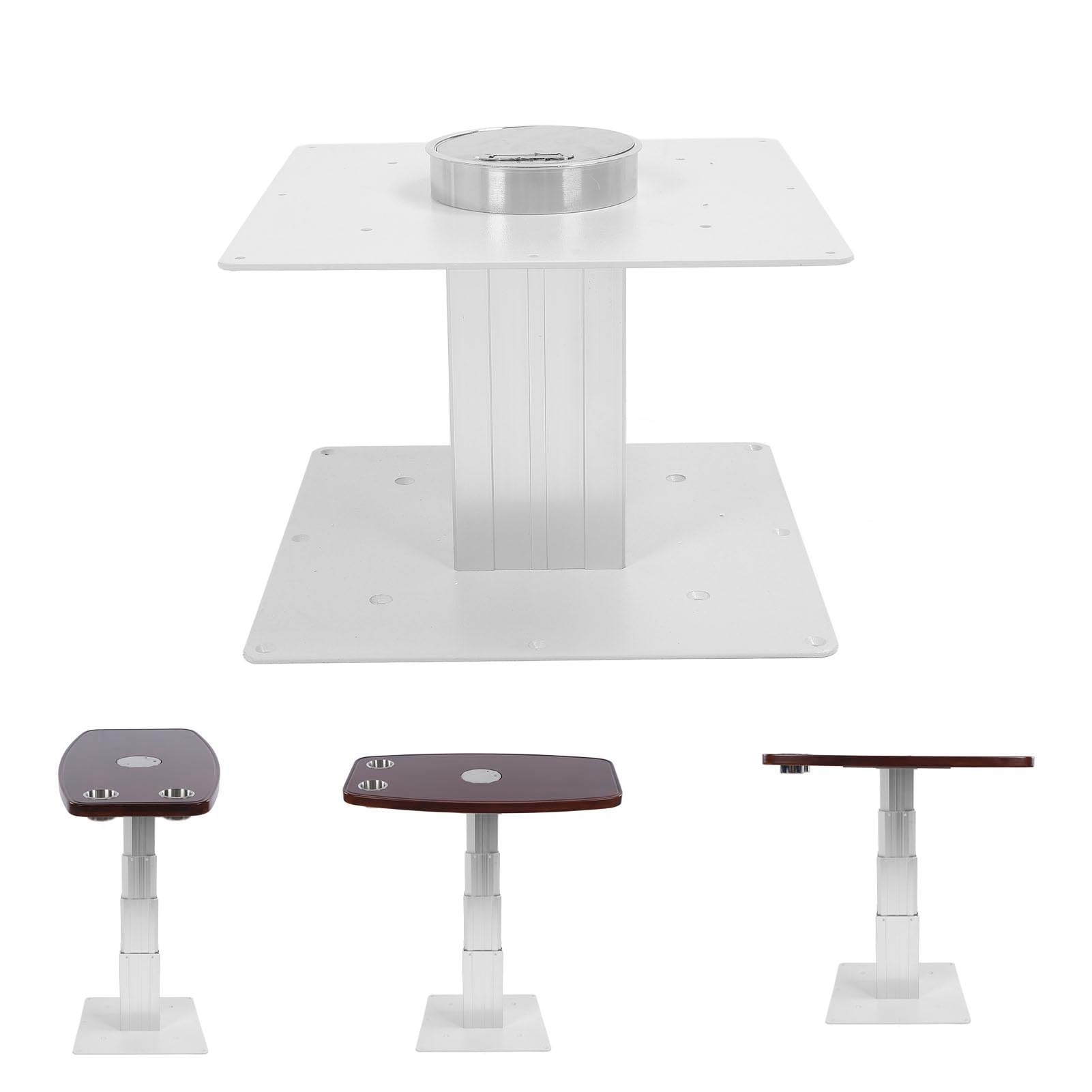 Pata de Mesa RV 250-650mm Ajustable Base de Aleación de Aluminio
