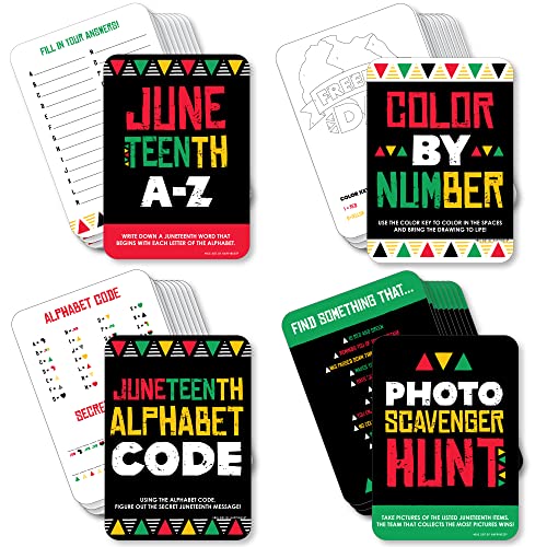 Happy Juneteenth 4 juegos de cartas - Gamerific Bundle miniatura 1