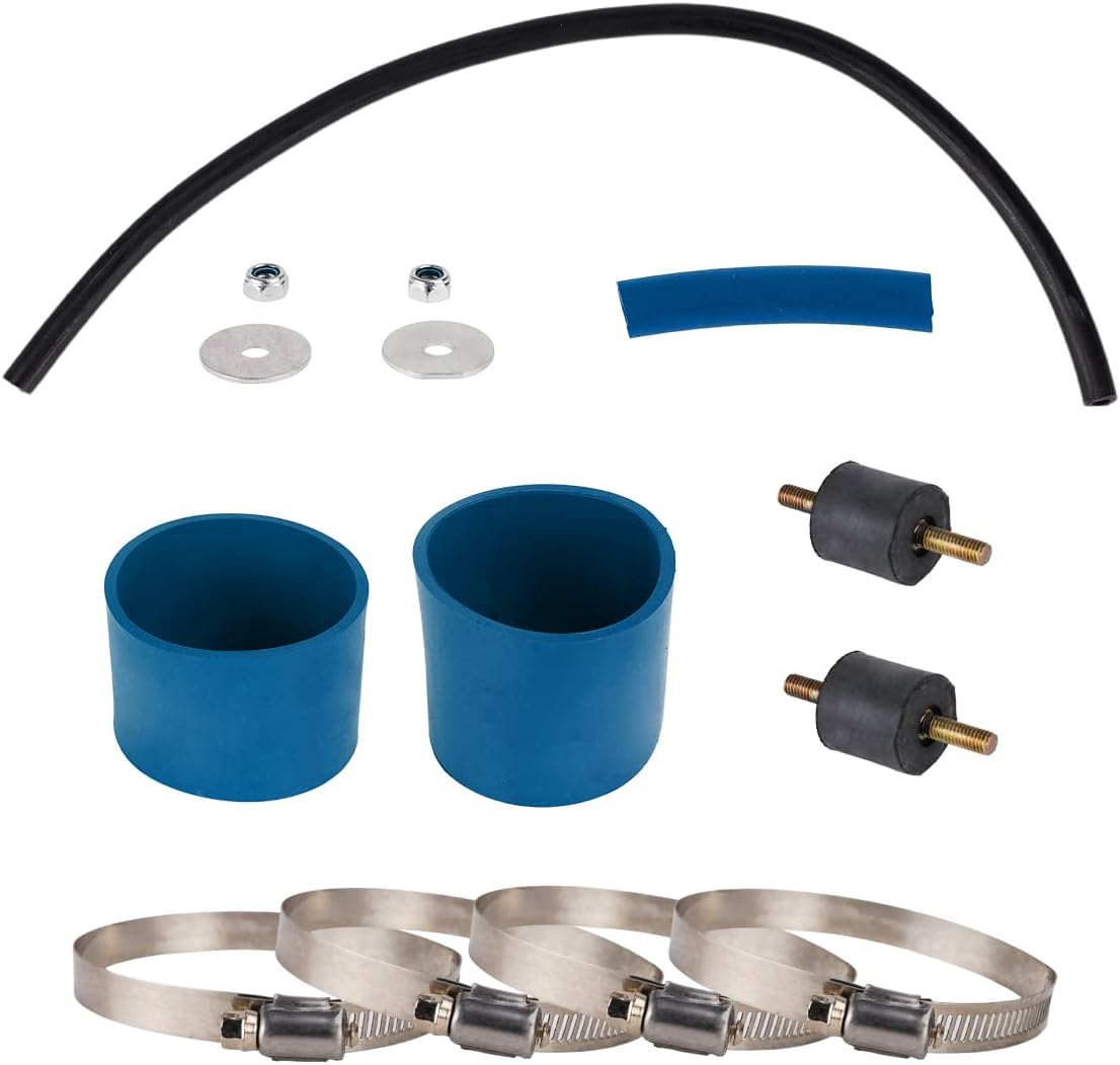 Air Intake Kit, 3" Cold Air Intake System Kits + Filter Compatible with 2006-2011 Civic DX LX EX 1.8L (Blue)