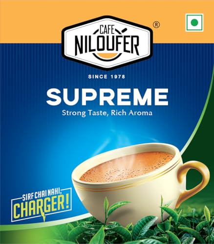 Image of Cafe Niloufer Supreme Tea Powder | Premium Blend for Rich Flavor & Aromatic Taste, Ideal for Traditional and Modern Brewing | 100g