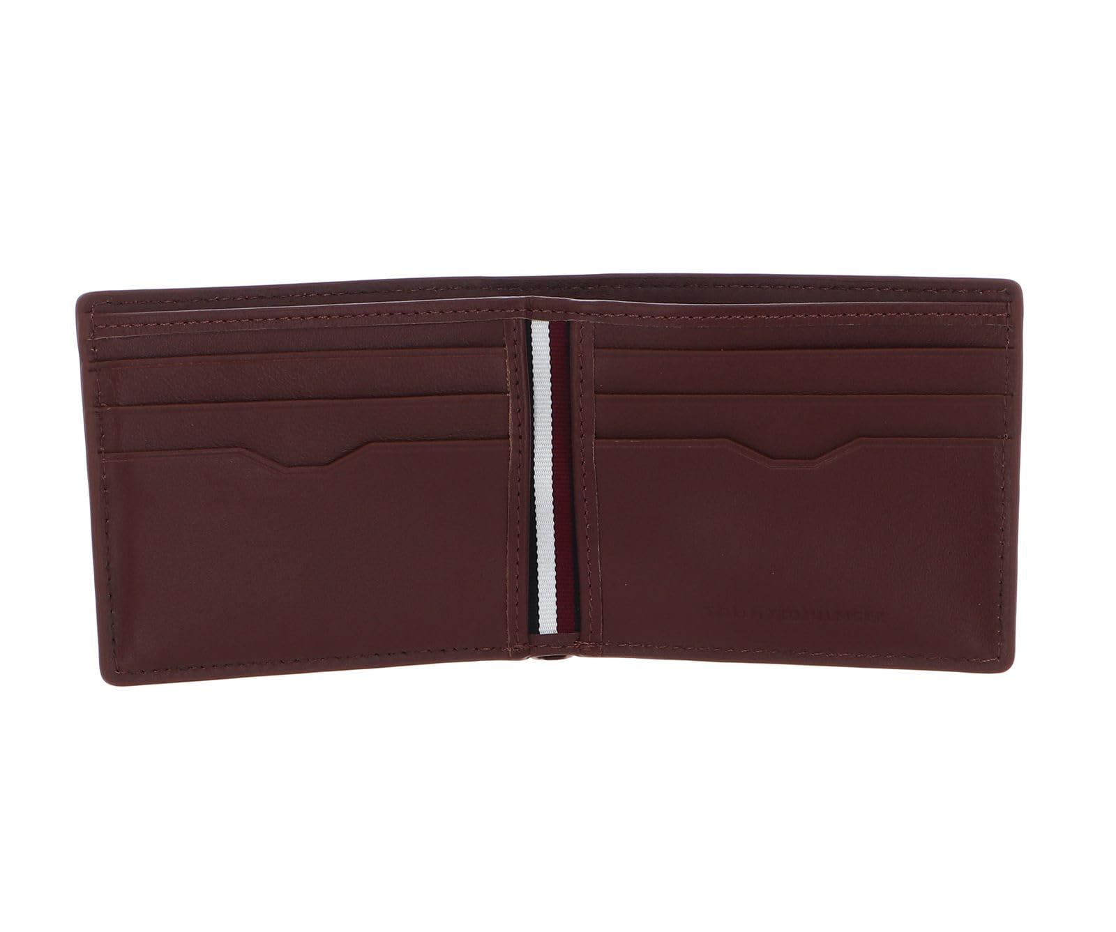 Tommy Hilfiger Cuero Estuche de Tarjetas Llavero Gifting Mini CC Wallet and Keyfob Tan marrón