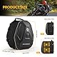 ROCKBROS Hecktasche Motorrad Wasserdicht 20-35L, Motorrad Gepäcktasche Erweiterbar, Multifunktional Motorradtasche, Sitztasche Helm Tasche Reflektierend