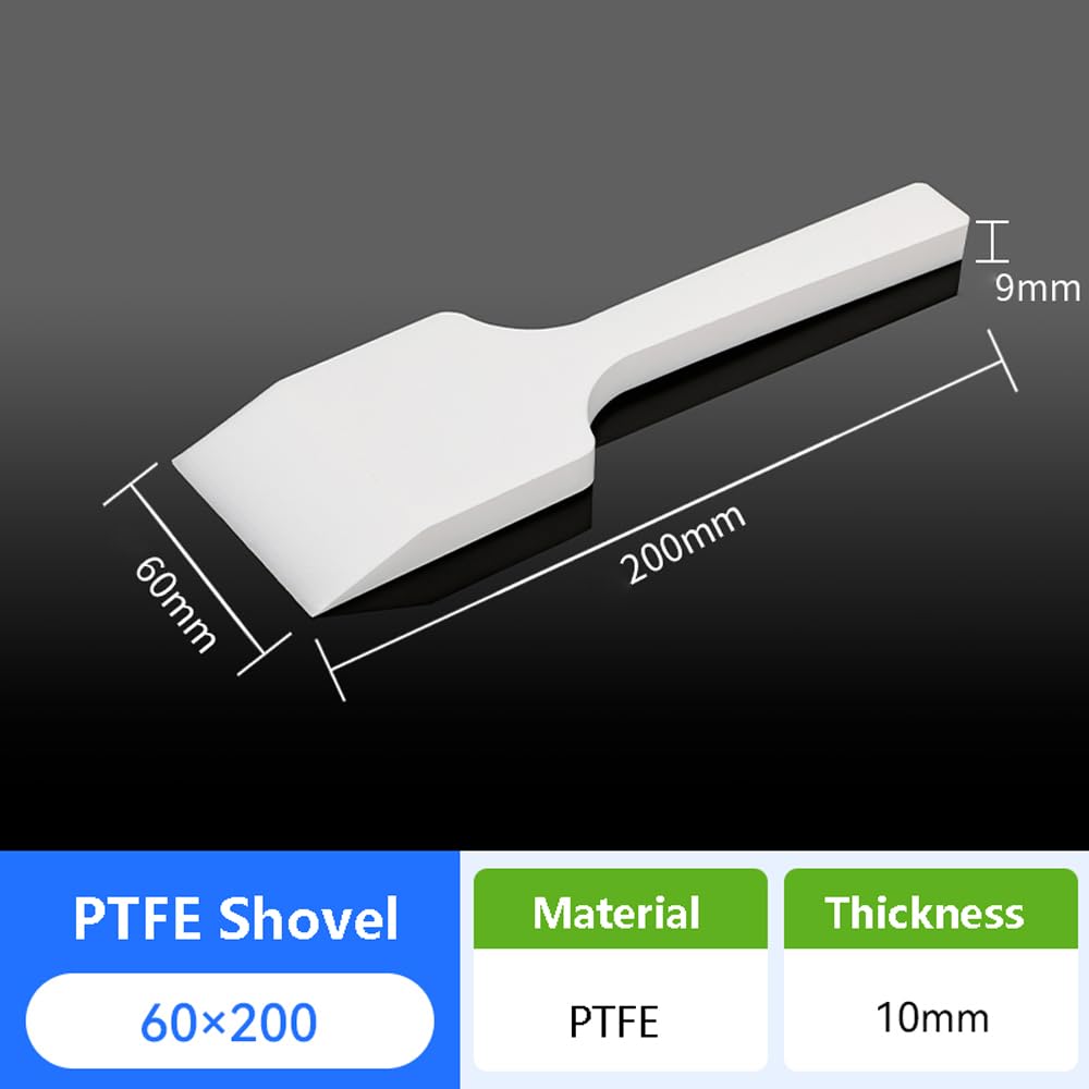 Raspador de PTFE - Pala resistente a ácidos y álcalis for investigación de laboratorio, 1 unidad(60x200mm)