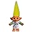 Vintage Troll Dolls Chromatic Adorable for Collections, School Project, Arts and Crafts, Party Favors - 7.5 Tall Yellow Hair (Include The Length of Hair)