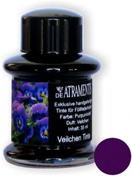 De Atramentis Violet Scented/Violet color Premium Handmade Fountain Pen Bottled Ink