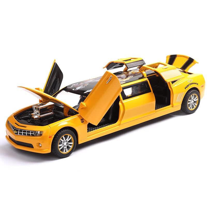 Image of 1:32 Chevrolet Camaro Limousine Extended Diecast Model Cars Toy Gifts for Kids (Colour May Vary)