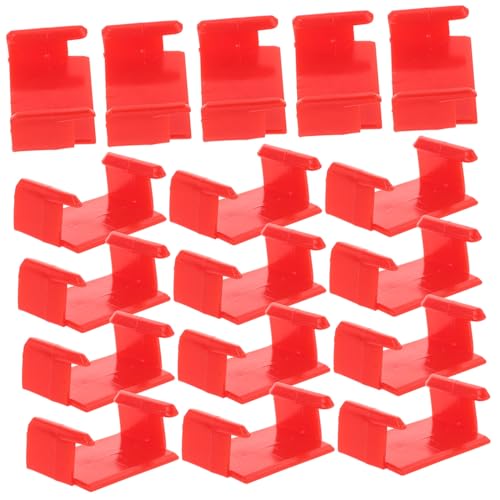 Gatuida The Train Track Set Accessory 20pcs Plastic Train Track Clips for Boys and Girls o Gauge