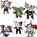 KUOGE 2021 New Mogwai Muñeca Hecha a Mano, Mogwai Gizmo Art Plush Doll, Cute Gremlins Monster Plush Doll, Horror Mogwai Muñeca Hecha a Mano Peluche de Juguete para decoración (6PCS)