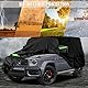 Wasserdichte Autoabdeckungen, Ersatz für Mercedes Benz G-Klasse 500, 550, 650, 6 Schichten, Allwetter-Autoabdeckung mit Reißverschluss-Tür und winddichten Bändern für Schnee, Regen, Staub, Hagelschutz