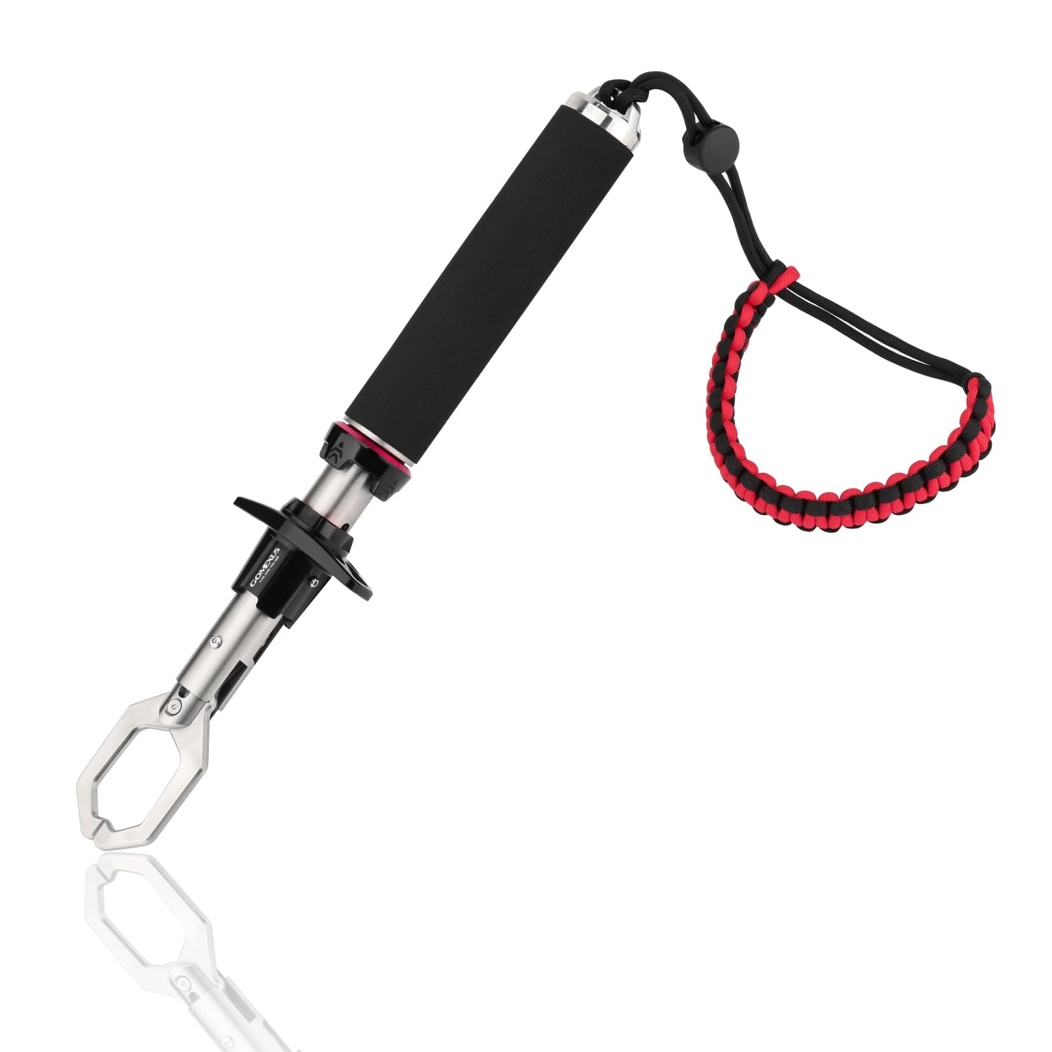 GOMEXUS Quick-Release Fishing Lip Gripper Heavy-Duty 316 Stainless Steel 360° Rotating Jaw Safe Control for Inshore Fishing
