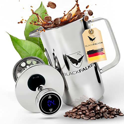 Compare prices for BLACKFALKEN French Press with Digital Timer and