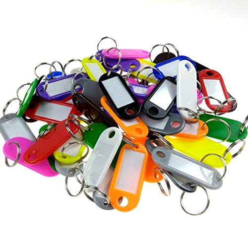 Wisplast 10 pcs Porte-Clés en Mélange de Couleurs Porte-Clés Pour L'étiquetage Cover