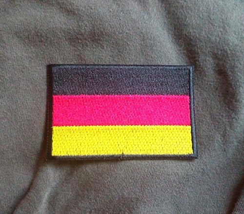 Aufnäher für Jacken Bügelbild Aufbügler Iron on Patches Applikation Aufnäher Deutschland 8 cm