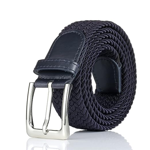 taguda Men Belt-Stretch Woven Braided Belt For Gift Men Golf Casual Jeans with Nylon Canvas boy women belt jeans belt girl belt pent safety belt-picture-13