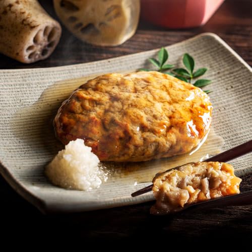 岡山フードサービス 鶏と豆腐のあんかけハンバーグ(150g×8食)|カロリー控えめ ヘルシー ハンバーグ