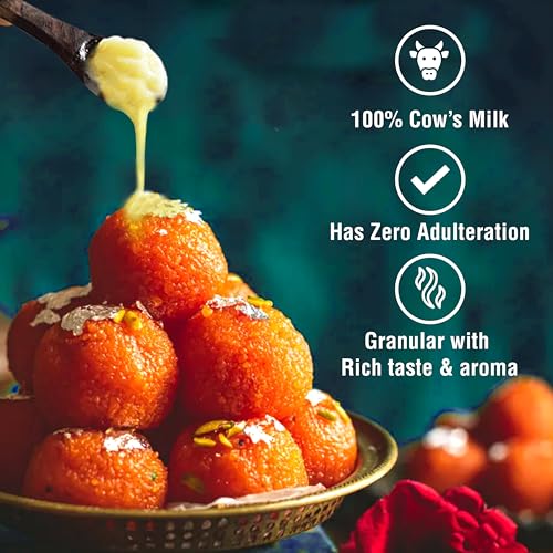 Image of Gits Cow Ghee, Desi Ghee, 1L (Pack of 2)
