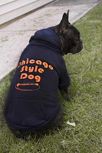 Chicago Style Dog Hoodie - Size XXLarge - fits dogs 29-45 lbs - warm dog clothes3