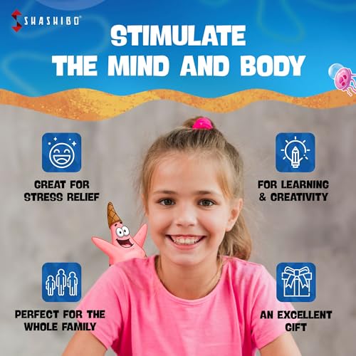 Image of Shashibo Spongebob Squarepants Magnetic Puzzle Cube, Sensory Fidget Toy