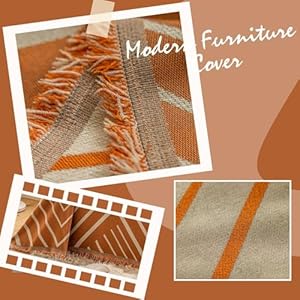 VClife Boho Couch Cover for 2 Cushion Couch Sofa Thick Chenille Sofa Cover Pumpkin Herringbone Sofa Couch Cover for Dog Anti-Slip Chenille Sofa Slipcover Loveseat Cover Washable Furniture Protector VClife Boho Couch Cover for 2 Cushion Couch Sofa Thick Chenille Sofa Cover Pumpkin Herringbone Sofa Couch Cover for Dog Anti Slip Chenille Sofa Slipcover Loveseat Cover Washable Furniture Protector