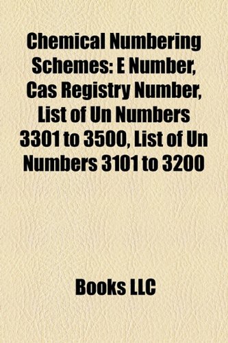 Amazon.co.jp: Chemical Numbering Schemes: E Number : 本