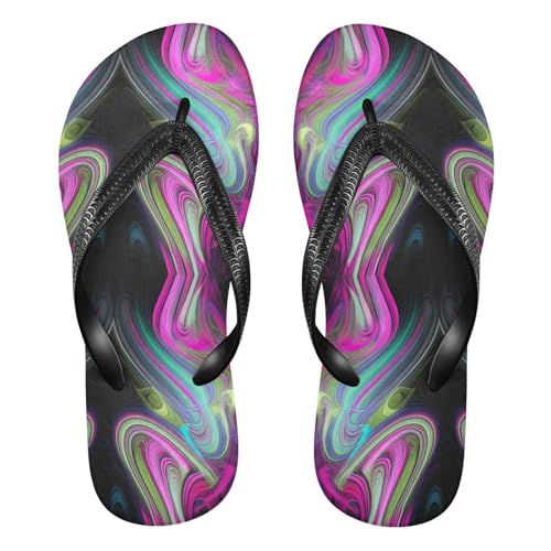 Purple Blue Black Flip Flop Beach Summer Casual Sandal for Women & Men Shower Shoes 20861996