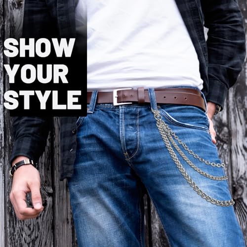 Image of PINKPIN Pants Chain Wallet Keychain Unisex Hip Hop Biker Jean Chains Punk Streetwear Accessory for Men Women