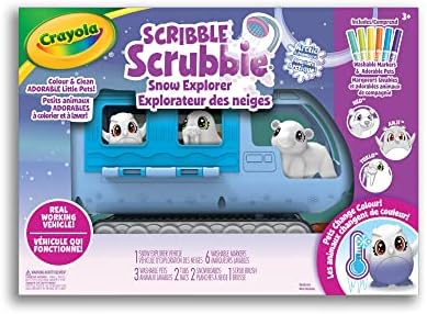 Crayola Scribble Scrubbie Pets Arctic Snow Explorer Playset, Creative Toys