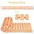 STN 12ft Wooden Garden Pathway Garden Walkway Path Cedar Roll Out Garden Pathway for Improve Garden Appearance, Offer Clear Pathways,Connect Garden Features (Straight-12' L x 17" W)