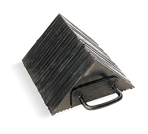Wheel Chock, Black, Laminated Rubber