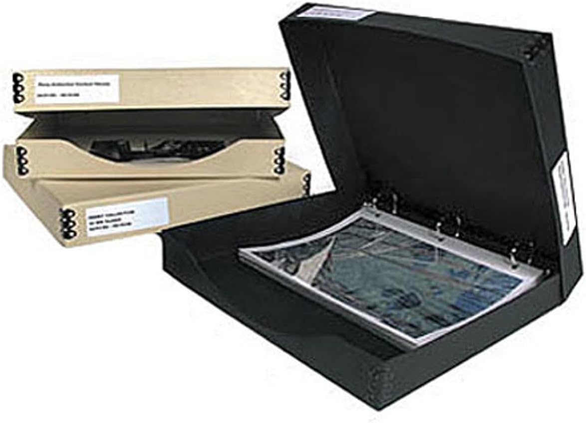 Archival Methods Three Ring Binder Box 12.25x13.25x1.5", Tan