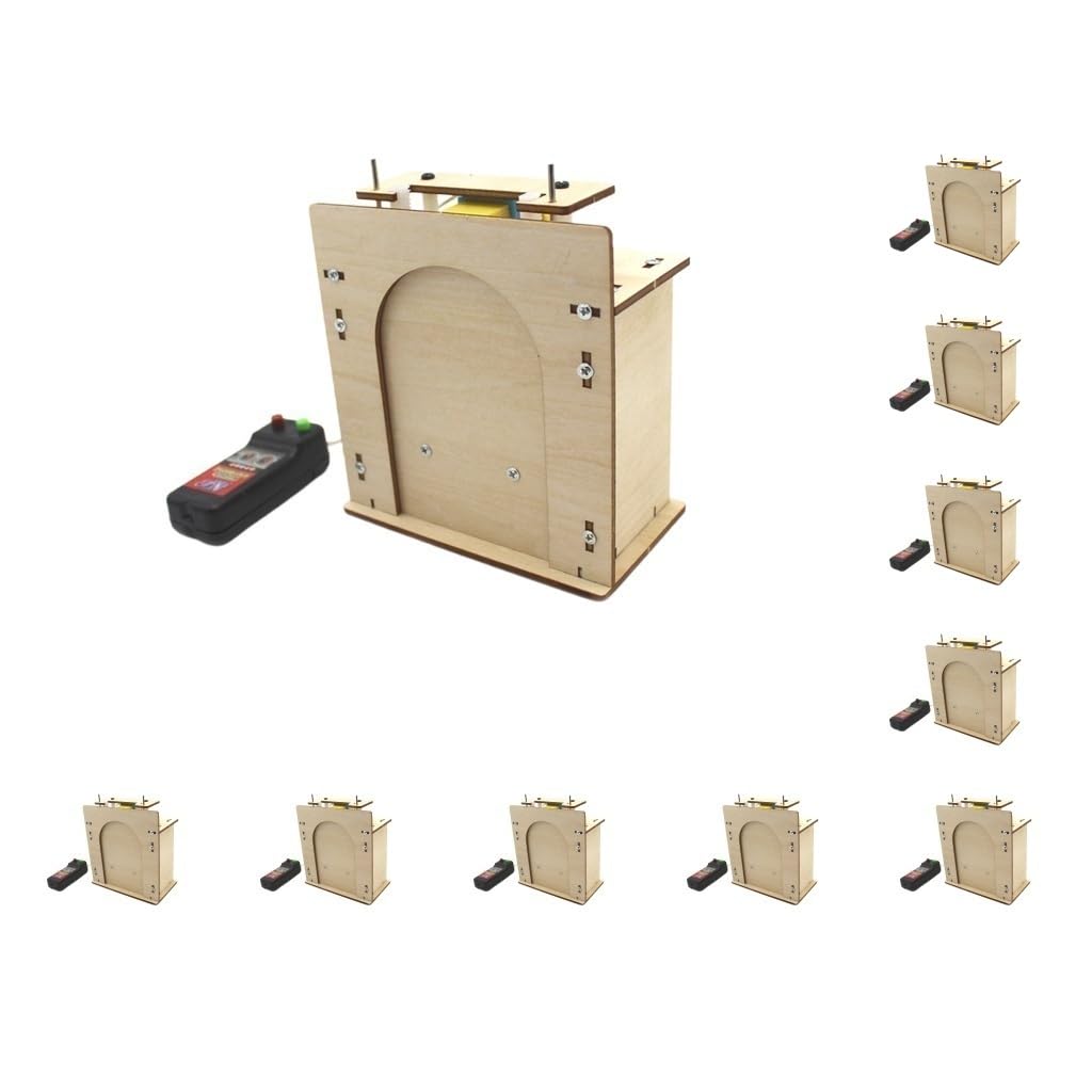 Juego de 10 kits de madera para puerta de ascensor de madera para experimentos científicos para niños de 6 a 12 años