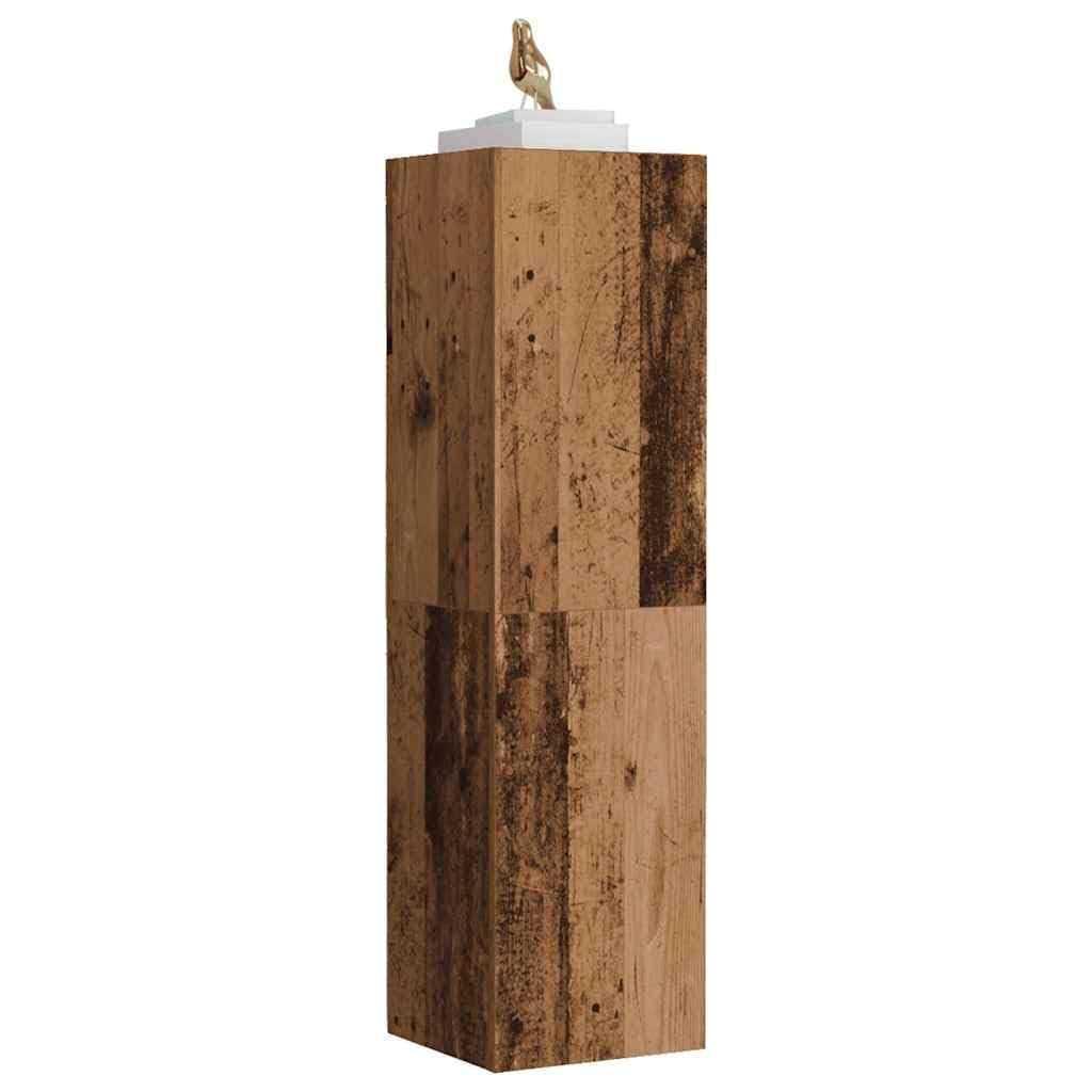 Mueble de TV colgante de aglomerado, 30 x 110 cm, moderno, montado en la pared, con gran espacio de almacenamiento, puerta montada a la izquierda o a la derecha.