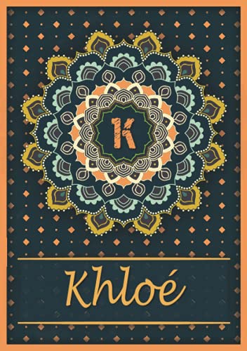 Khloé: Carnet de notes A5 | Prénom personnalisé Khloé | Monogramme K | Cadeau d'anniversaire pou Khloé: Carnet de notes A5 | Prénom personnalisé Khloé | Monogramme K | Cadeau d'anniversaire pou