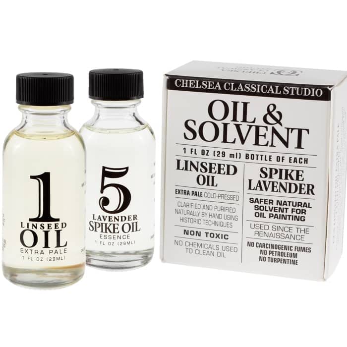 Amazon.com: 1oz Chelsea Classic Studio Pale Linseed Oil & 1oz