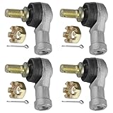 Caltric TWO SETS OF TIE ROD END KIT Fits HONDA TRX250 TRX-250 FOURTRAX 250 1985 1986