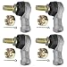 Caltric TWO SETS OF TIE ROD END KIT Fits HONDA TRX125 TRX-125 FOURTRAX 125 1985 1986 1987 1988